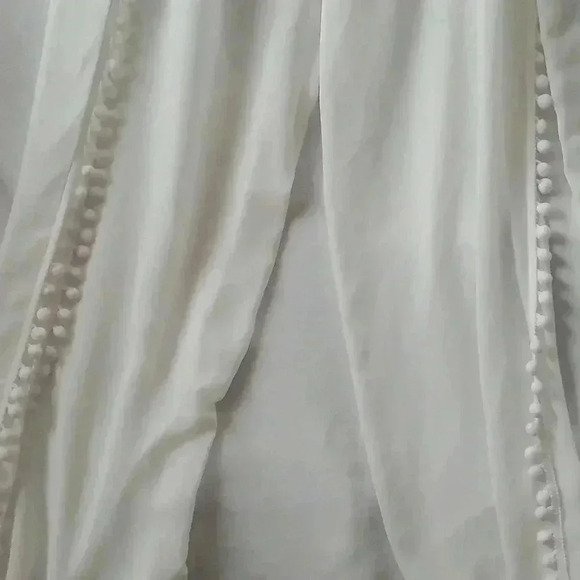 White cover up pants - Picture 2 of 6